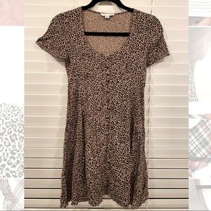 American Eagle Leopard Dress XXS